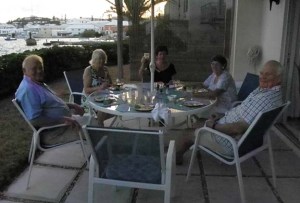 dinner at anne and norman's