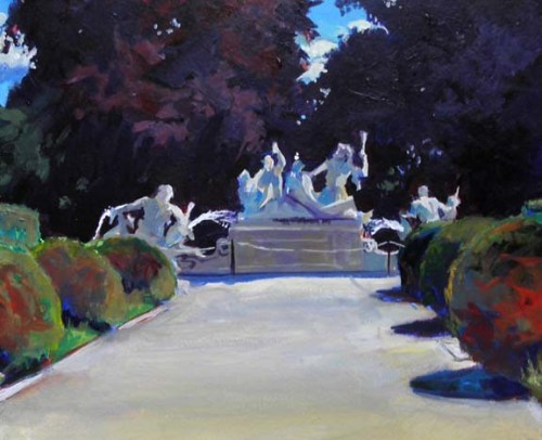 Castle Garden Fountain (20x16")