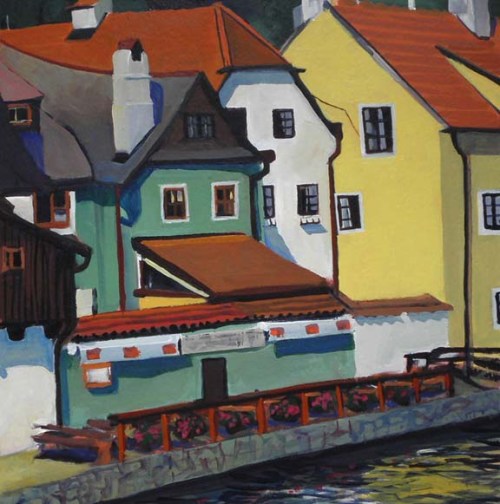 View from the Bridge (16x16")