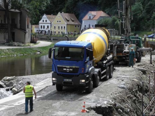 construction - river improvements