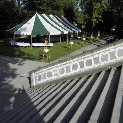 setup for Baroque Night