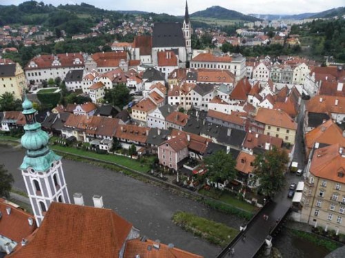 town view from tower