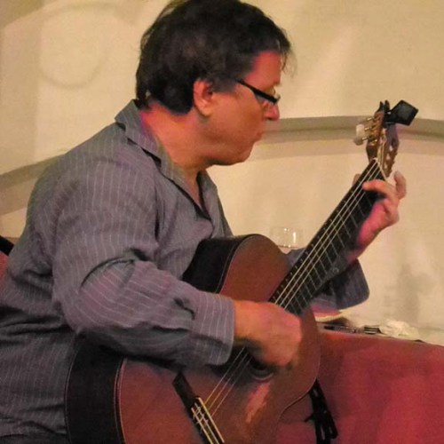 jindra capek on guitar