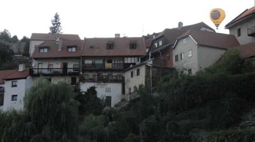 balloon over my street