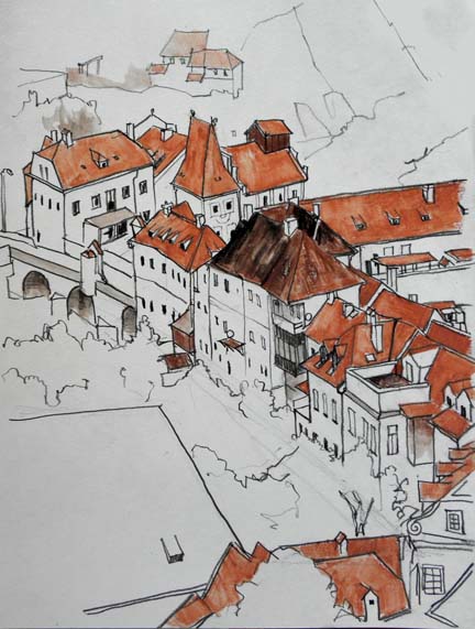 large drawing from tower 1