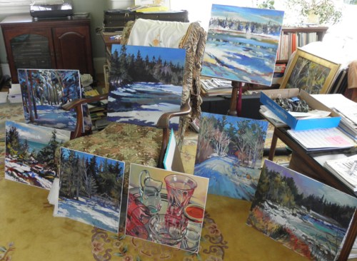 paintings from Schoodic